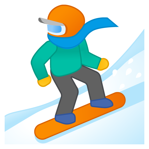 Persona Sullo Snowboard