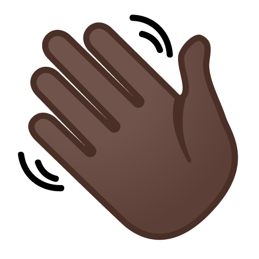 Mano Che Saluta: Carnagione Scura