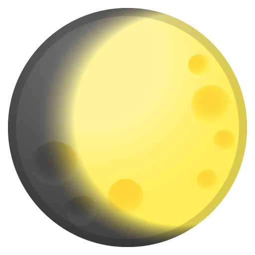 Luna Gibbosa Crescente
