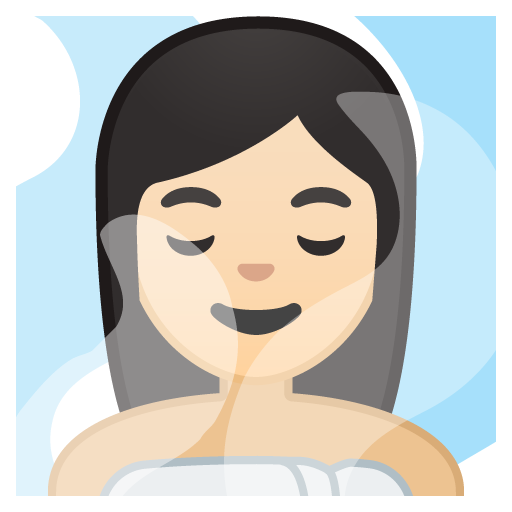 Donna In Sauna: Carnagione Chiara