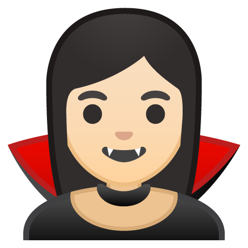 Vampira: Carnagione Chiara