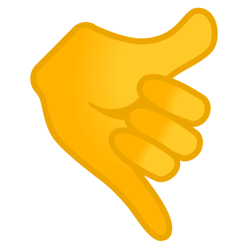 Mano Con Gesto Di Chiamata