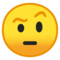 Faccina Con Sopracciglio Alzato