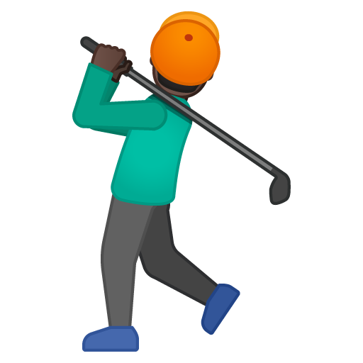 Golfista Uomo: Carnagione Scura
