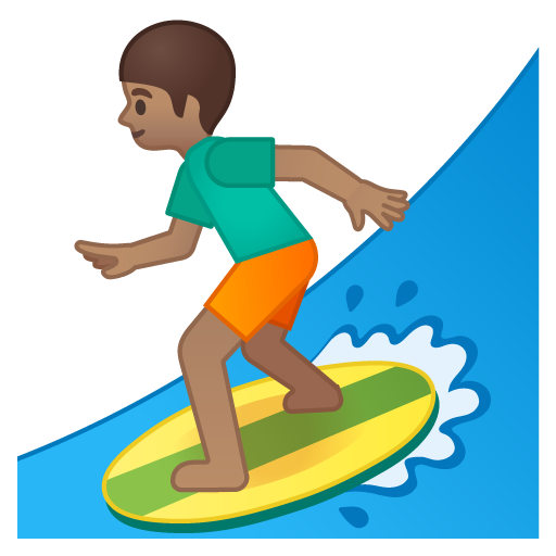 Persona Che Fa Surf: Carnagione Media