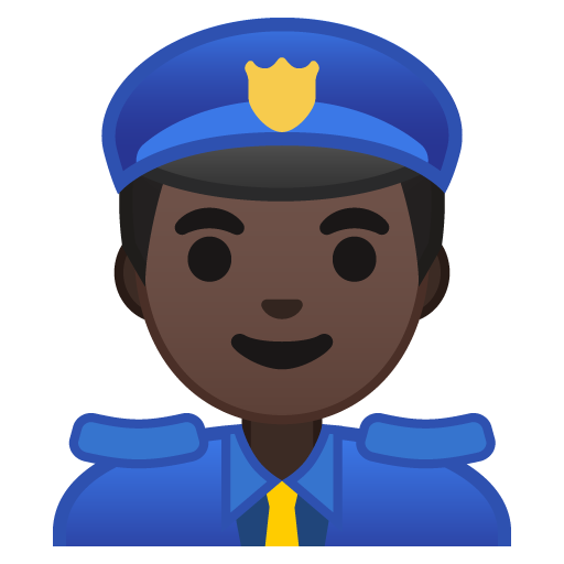 Agente Di Polizia: Carnagione Scura