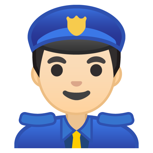 Agente Di Polizia: Carnagione Chiara