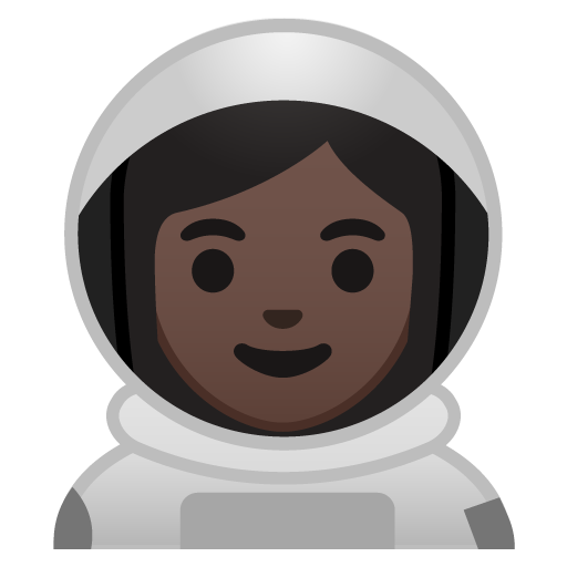 Astronauta Donna: Carnagione Scura