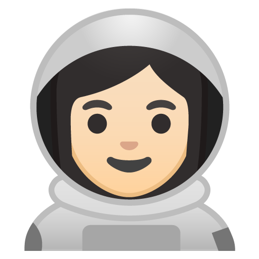 Astronauta Donna: Carnagione Chiara