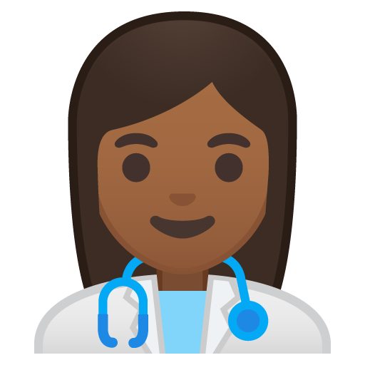 Operatrice Sanitaria: Carnagione Medio-Scura