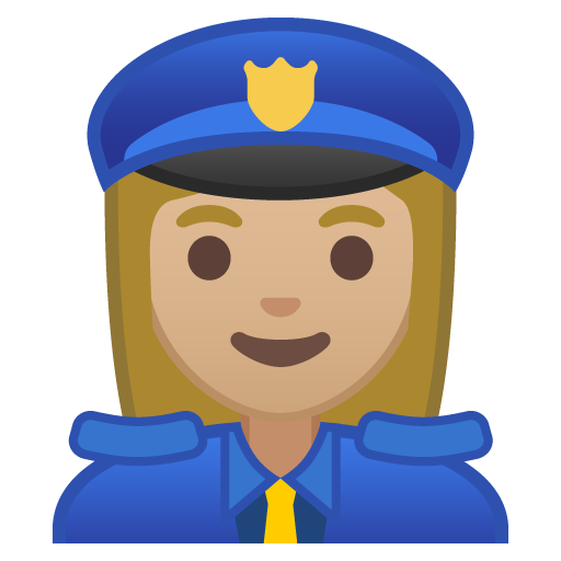 Poliziotta: Carnagione Medio-Chiara