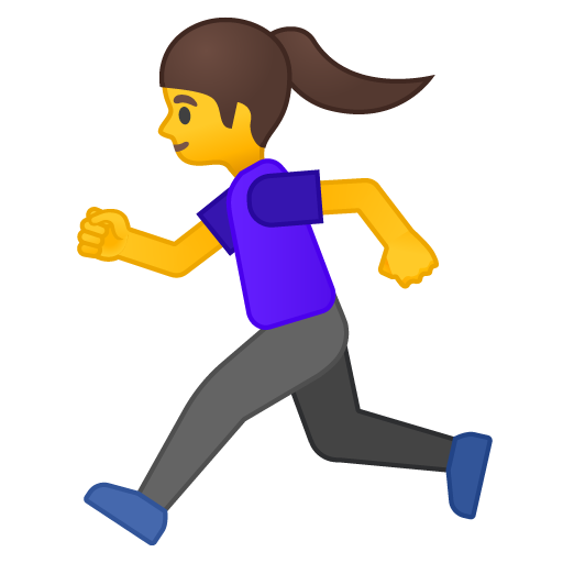 Donna Che Corre