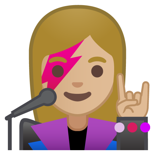 Cantante Donna: Carnagione Medio-Chiara