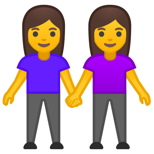 Due Donne Che Si Tengono Per Mano