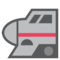 Treno Alta Velocità Punta Arrotondata