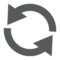 Pulsante Con Frecce Che Ruotano In Senso Antiorario