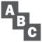 Pulsante Con Lettere Latine