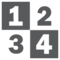 Pulsante Con Numeri