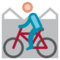Ciclista Di Mountain Bike