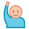 Persona Con Mano Alzata