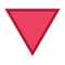 Triangolo Rosso Con Punta Verso Il Basso