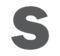 Simbolo Indicatore Regionale Lettera S