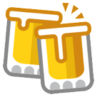 Clinking Beer Mugs Clinking Beer Mugs