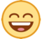 Grinning Face with Smiling Eyes Grinning Face with Smiling Eyes