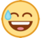Grinning Face with Sweat Grinning Face with Sweat