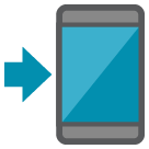 Mobile Phone with Arrow Mobile Phone with Arrow
