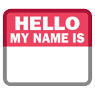 Name Badge Name Badge