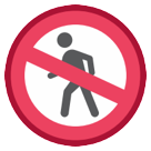 No Pedestrians No Pedestrians
