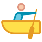 Person Rowing Boat Person Rowing Boat
