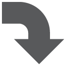 Right Arrow Curving Down Right Arrow Curving Down