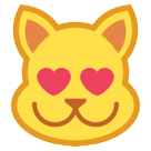 Smiling Cat with Heart-Eyes Smiling Cat with Heart-Eyes