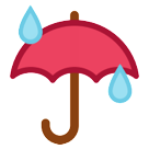 Umbrella with Rain Drops Umbrella with Rain Drops