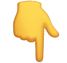 Указывающий вниз палец для Huawei HarmonyOS 4.0