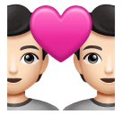 Couple avec cœur: Peau Claire