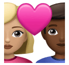 Пара з серцем-чоловік: середньо-світлий тон шкіри, жінка: середньо-темний тон шкіри для Huawei HarmonyOS 4.0