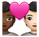 Couple avec cœur: Personne, Personne, Peau Moyennement Foncée, Peau Claire