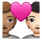 Couple avec cœur: Personne, Personne, Peau Moyenne, Peau Claire