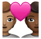 Couple avec cœur: Personne, Personne, Peau Moyenne, Peau Moyennement Foncée