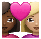 Влюбленная пара: женщина женщина темный тон кожи светлый тон кожи для Huawei HarmonyOS 4.0