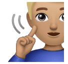 Глухий чоловік: світлий тон шкіри для Huawei HarmonyOS 4.0