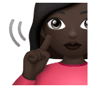 Глуха жінка: дуже темний тон шкіри для Huawei HarmonyOS 4.0