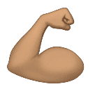 Біцепс: середній тон шкіри для Huawei HarmonyOS 4.0