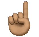 Указательный палец вверх: средний тон кожи для Huawei HarmonyOS 4.0