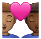 Поцелуй: мужчина мужчина средний тон кожи темный тон кожи для Huawei HarmonyOS 4.0