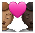 Поцелуй: взрослый взрослый средний тон кожи очень темный тон кожи для Huawei HarmonyOS 4.0