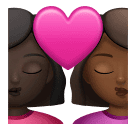 Baiser: Femme, Femme, Peau Foncée, Peau Moyennement Foncée